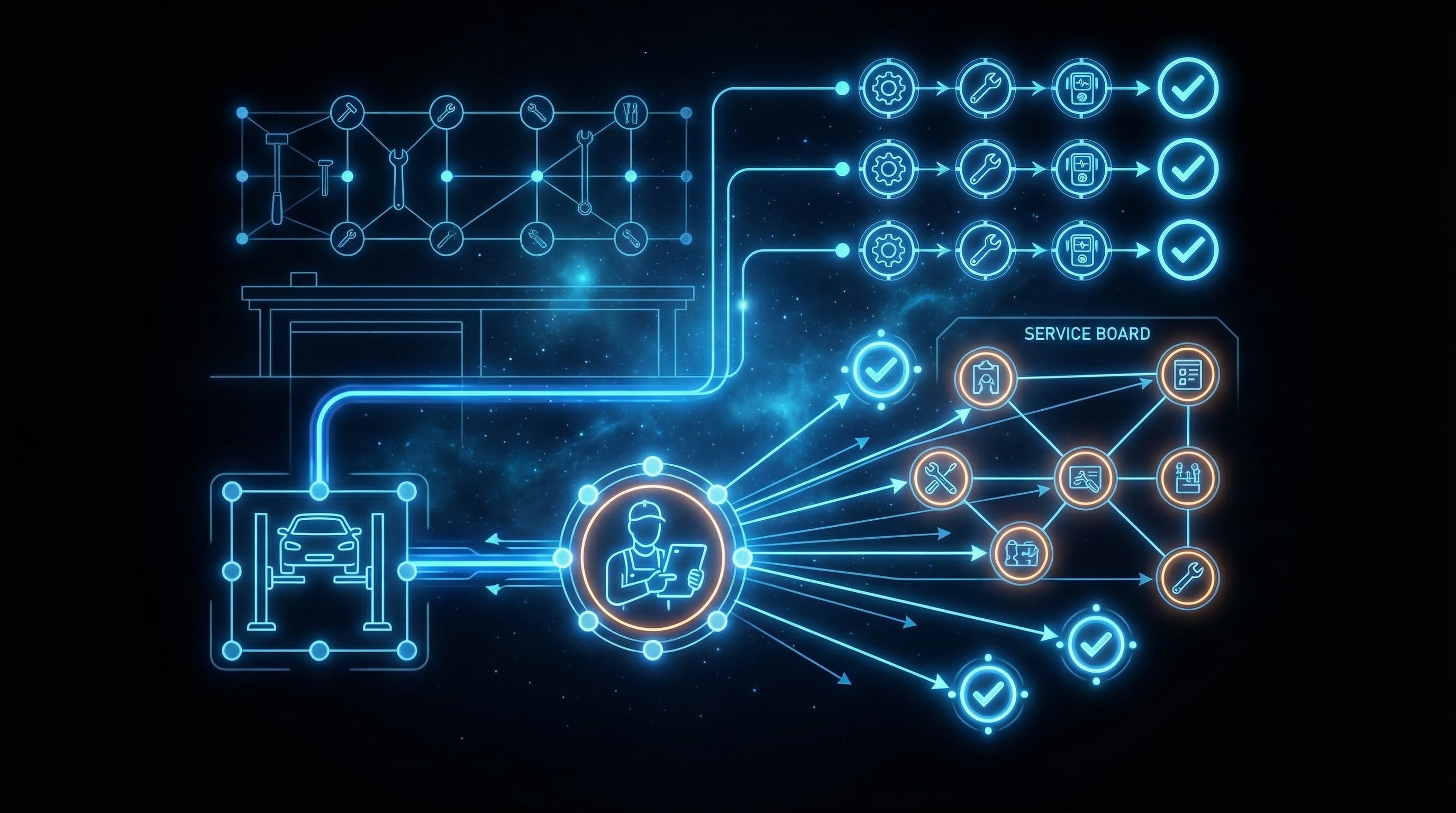 Automated Vehicle Status Updates for Auto Repair Shops